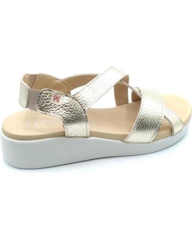 PEPE MENARGUES PEPE SAENZ 10517 PLATINUM GOLD SANDAL GOLD