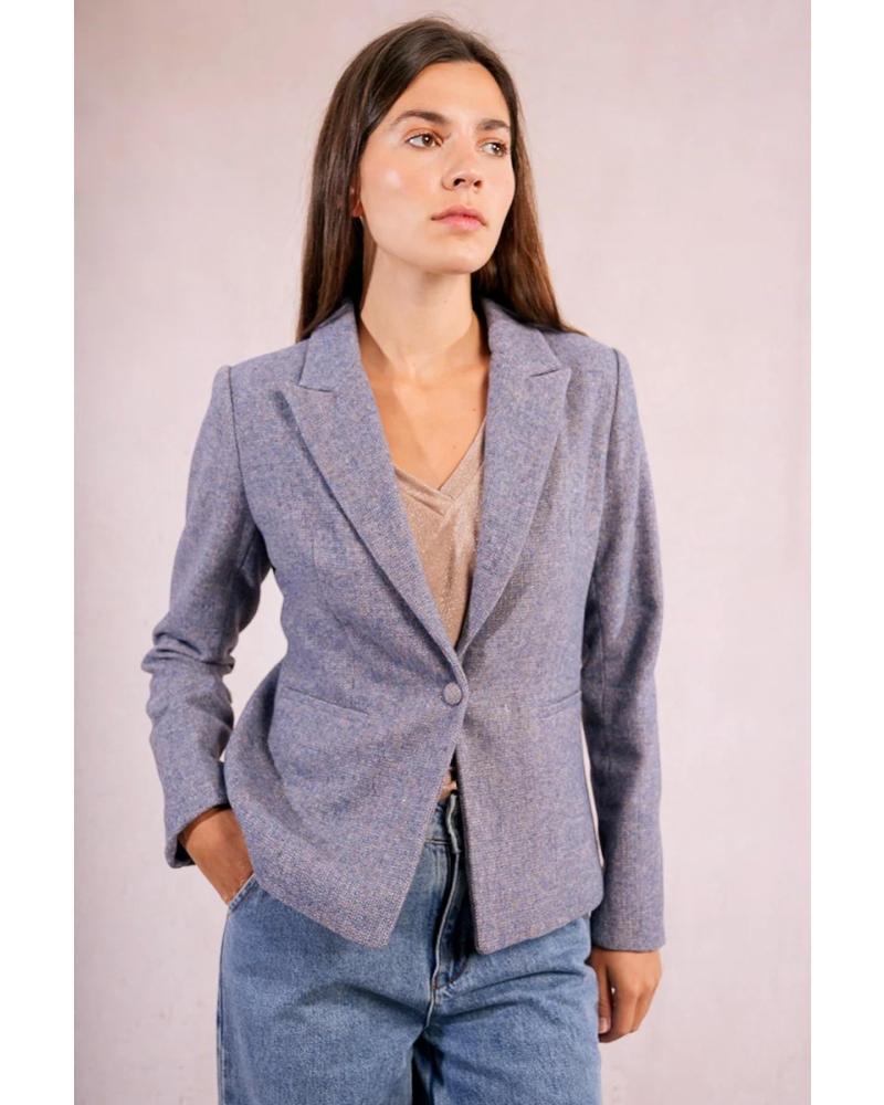 VESTE MOLLY BRACKEN T1147BDH BLEU AZUL