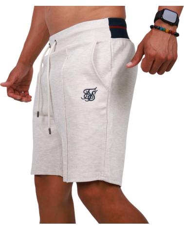 SIKSILK PANTALON EXPOSED TAPE BLANCO