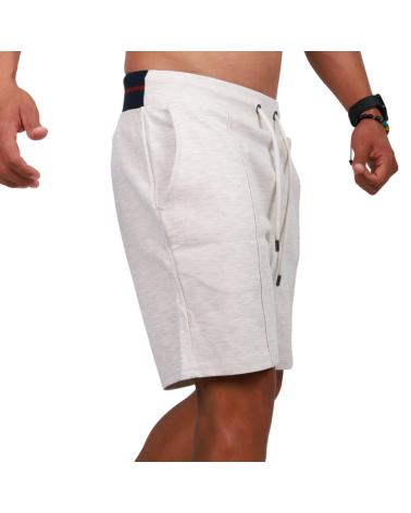 SIKSILK PANTALON EXPOSED TAPE BLANCO