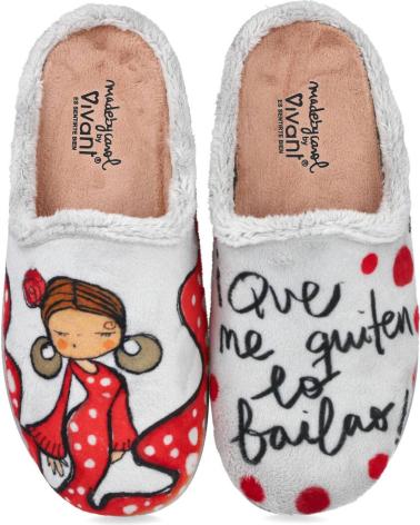 VIVANT V-AR-C252000-EVGR - ZAPATILLAS DE CASA GRISES GRIS