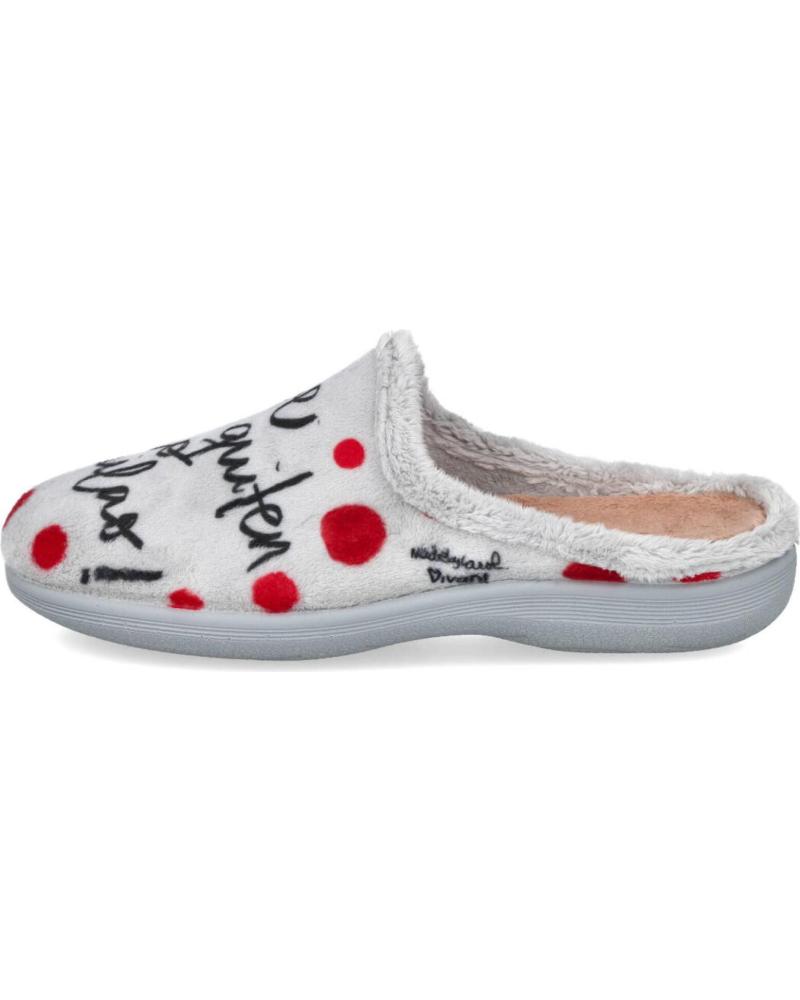 VIVANT V-AR-C252000-EVGR - ZAPATILLAS DE CASA GRISES GRIS
