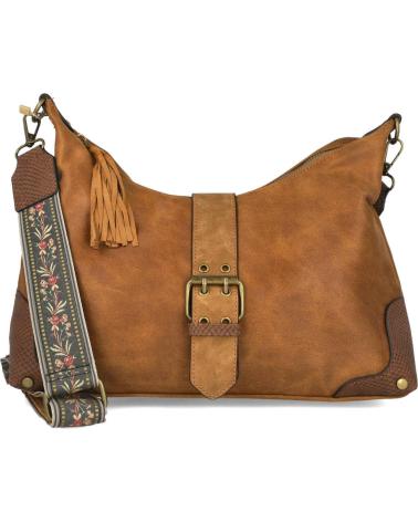 BORSA A TRACOLLA MTNG SOCO C58847 COLORE CUOIO CUERO