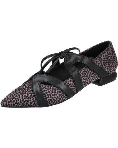 AZAREY 578K117 SAPATILHAS ESTAMPADAS COM TIRAS CRUZADAS MARROM MARRON