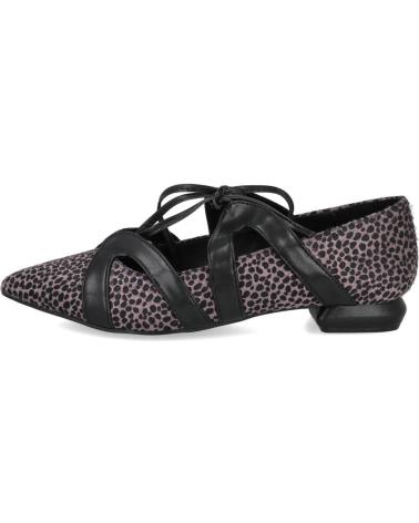 AZAREY 578K117 SAPATILHAS ESTAMPADAS COM TIRAS CRUZADAS MARROM MARRON