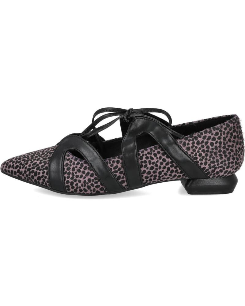 AZAREY 578K117 SAPATILHAS ESTAMPADAS COM TIRAS CRUZADAS MARROM MARRON