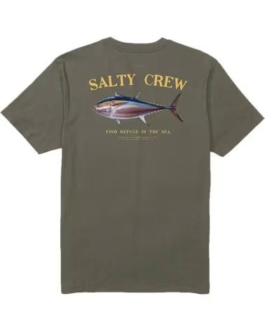 SALTY CREW T-SHIRT BIG BLUE DUSTY OLIVE NAN