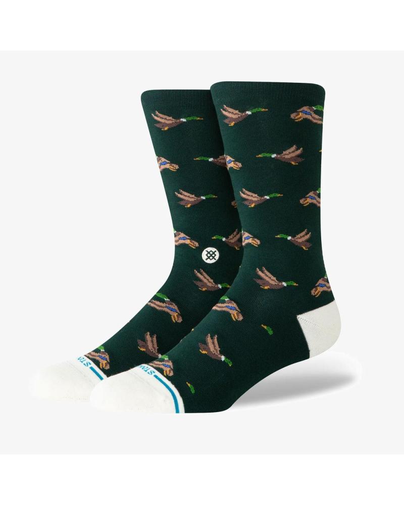 STANCE HUNTIN CREW SOCKEN SCHWARZ NAN