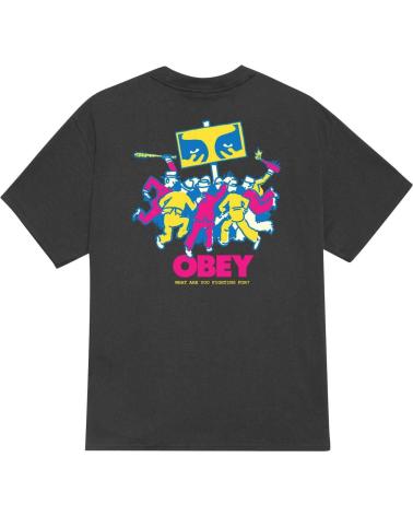 CAMISETA OBEY STEADY MOBBIN NEGRA VINTAGE BLACK NAN