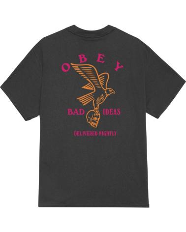 CAMISETA OBEY BAD IDEAS EAGLE NEGRA VINTAGE BLACK NAN