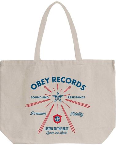 SAC FOURRE-TOUT OBEY LISTEN TO THE BEST BEIGE NATUREL NAN