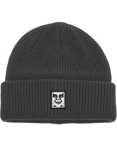 OBEY BONNET MID ICON PATCH CUFF NOIR NAN