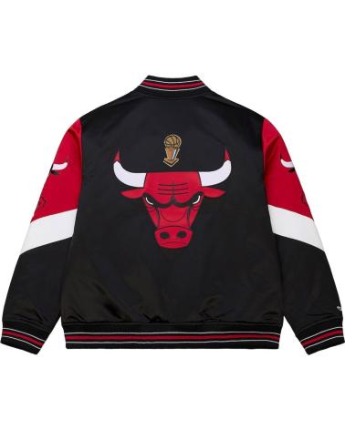 MITCHELL NESS CHAQUETA NBA THROW IT BACK CHICAGO BULLS NEGRO BLACK NAN