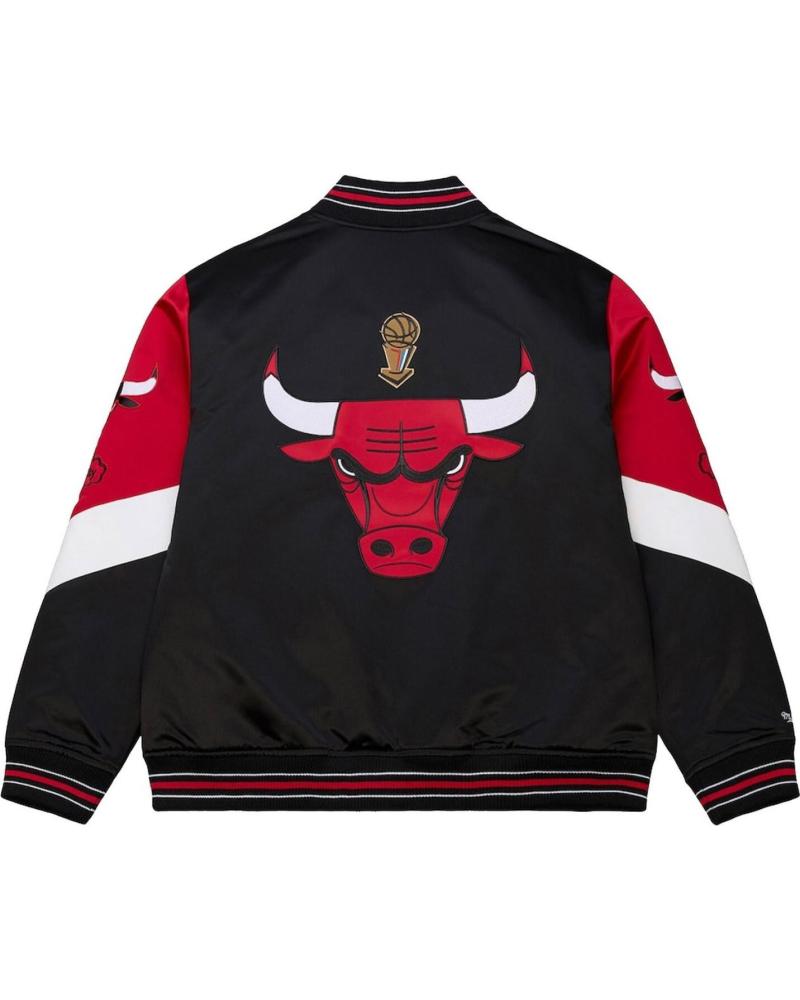 MITCHELL NESS CHAQUETA NBA THROW IT BACK CHICAGO BULLS NEGRO BLACK NAN