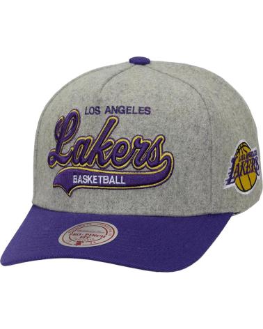 MITCHELL NESS GORRA NBA TAILSWEEPS PRO SNAPBACK LOS ANGELES LAKERS GRIS Y NAN