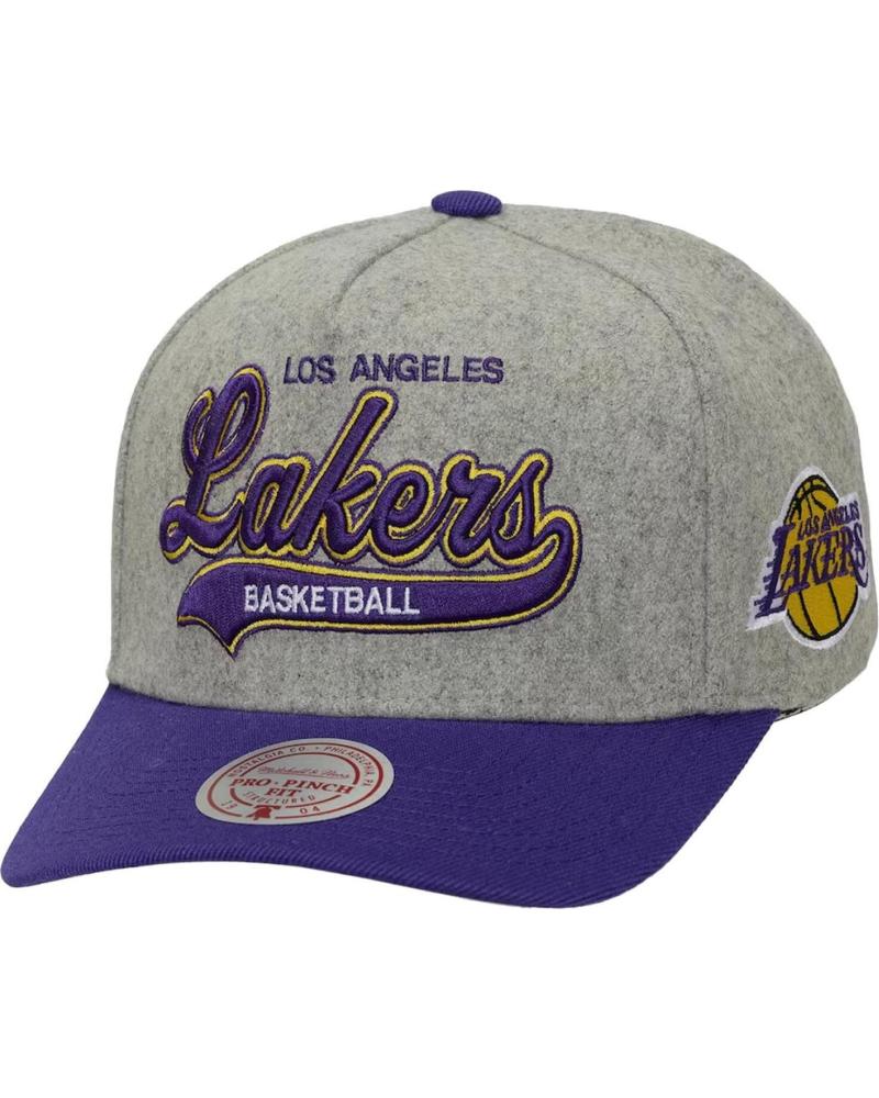 MITCHELL NESS GORRA NBA TAILSWEEPS PRO SNAPBACK LOS ANGELES LAKERS GRIS Y NAN