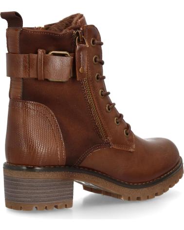 PUNTOSALAO BOTINES ESTILO LENADOR TACON MEDIO DE MUJER COLOR CAMEL 8126 VARIOS COLORES