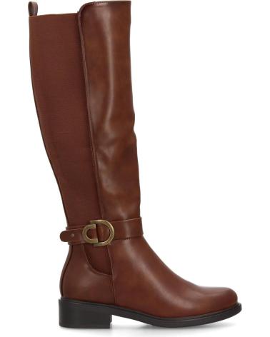 PUNTOSALAO BOTAS ALTAS TACON BAJO DE MUJER COLOR CAMEL 2557 VARIOS COLORES