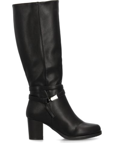 PUNTOSALAO BOTAS ALTAS TACON MEDIO DE MUJER COLOR NEGRO 2550 VARIOS COLORES