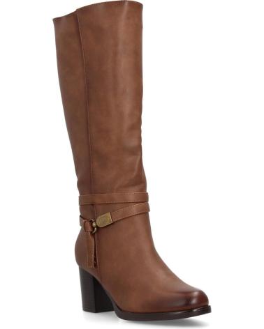 PUNTOSALAO BOTAS ALTAS TACON MEDIO DE MUJER COLOR KAKI 2550 VARIOS COLORES