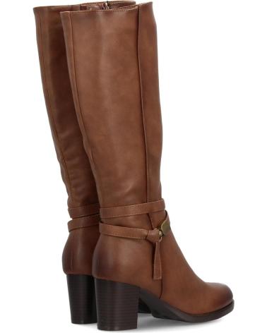 PUNTOSALAO BOTAS ALTAS TACON MEDIO DE MUJER COLOR KAKI 2550 VARIOS COLORES