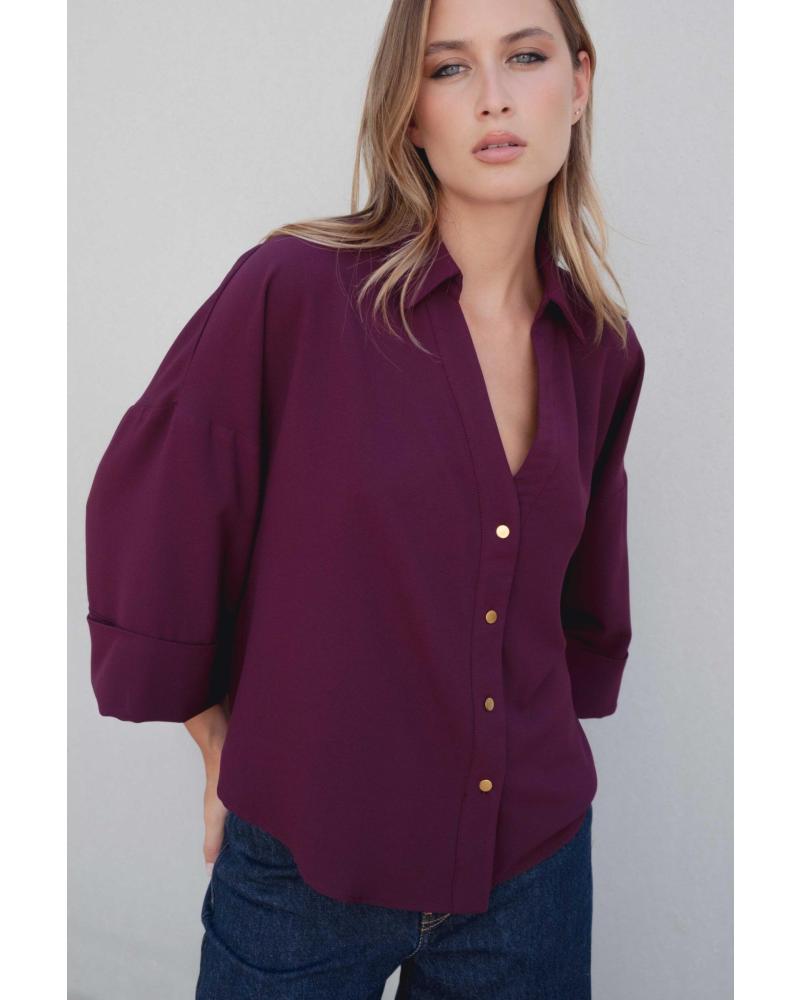 PUNTOSALAO CAMISA MANGA VUELTA VARIOS COLORES