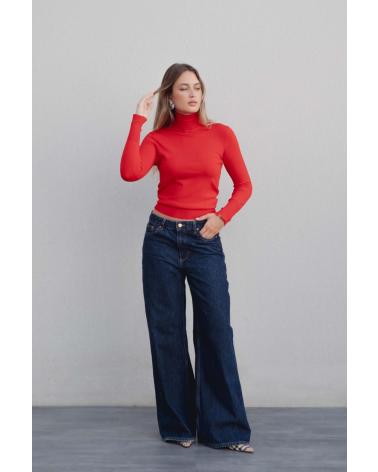 PUNTOSALAO JERSEY BASICO PUNTO CUELLO SUBIDO VARIOS COLORES