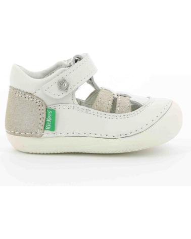 KICKERS SANDALIA NINO-A SUSHY - BLANCO