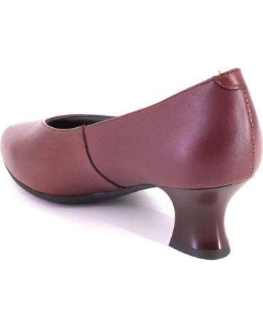 ZAPATOS DE TACÓN PITILLOS 10854 PIEL BURDEOS BURDEOS