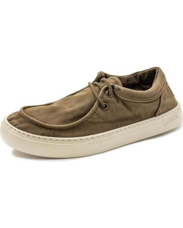 NATURAL WORLD WALLABY 6605 BOAT SHOE BROWN MARRóN