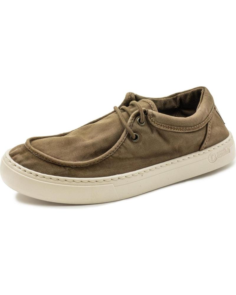 NATURAL WORLD WALLABY 6605 BOAT SHOE BROWN MARRóN