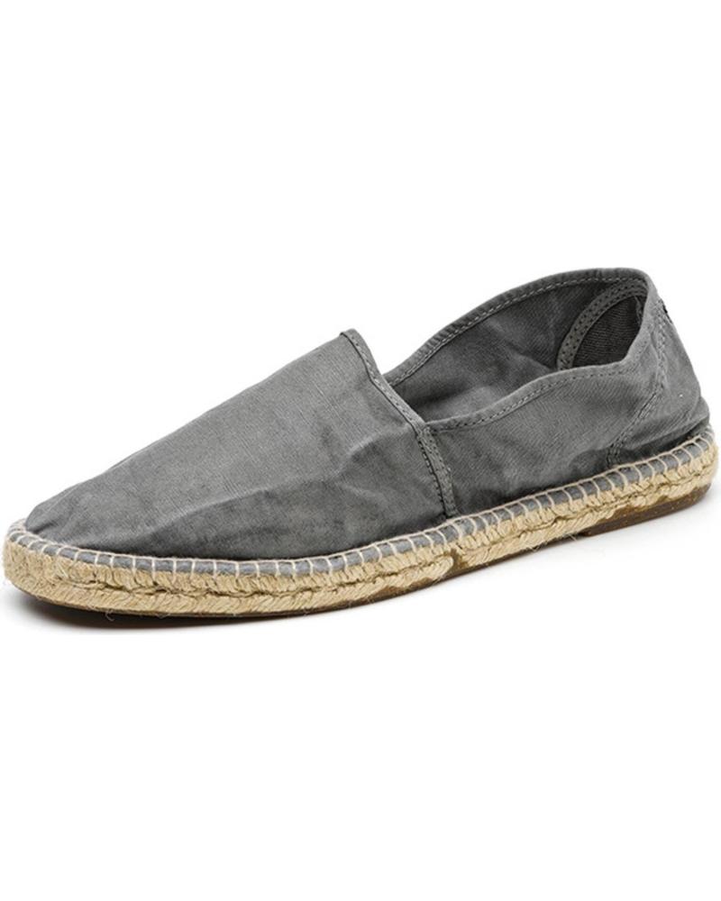 NATURAL WORLD ESPADRILLES CAMPING JUTE 325E GRAY GRIS