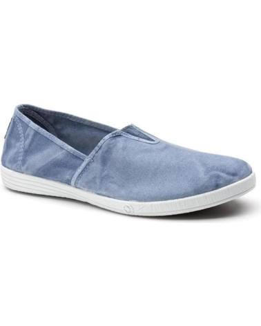NATURAL WORLD CAMPING 305E ESPADRILLE AUS BLAUEM CANVAS AZUL
