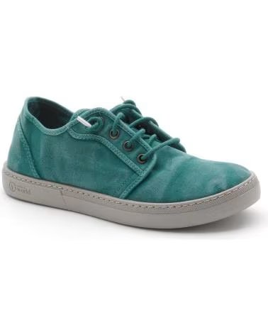 NATURAL WORLD BASKET SNEAKERS 6302E ÖKO-CANVAS - SCHWARZ NEGRO