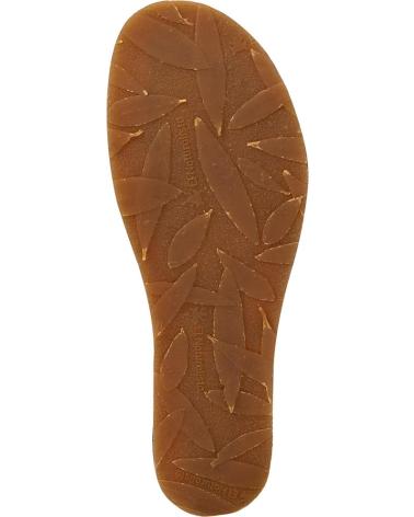 SANDALIA EL NATURALISTA PICUAL N5855 CON CUÑA, COLOR NARANJA NARANJA