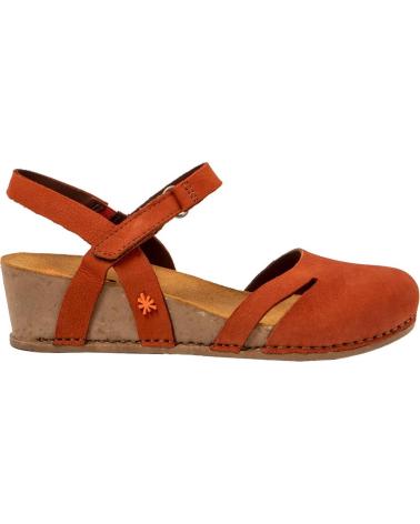 SANDÁLIAS DE CUNHA ART COMPANY 1931 I LIVE LARANJA NARANJA