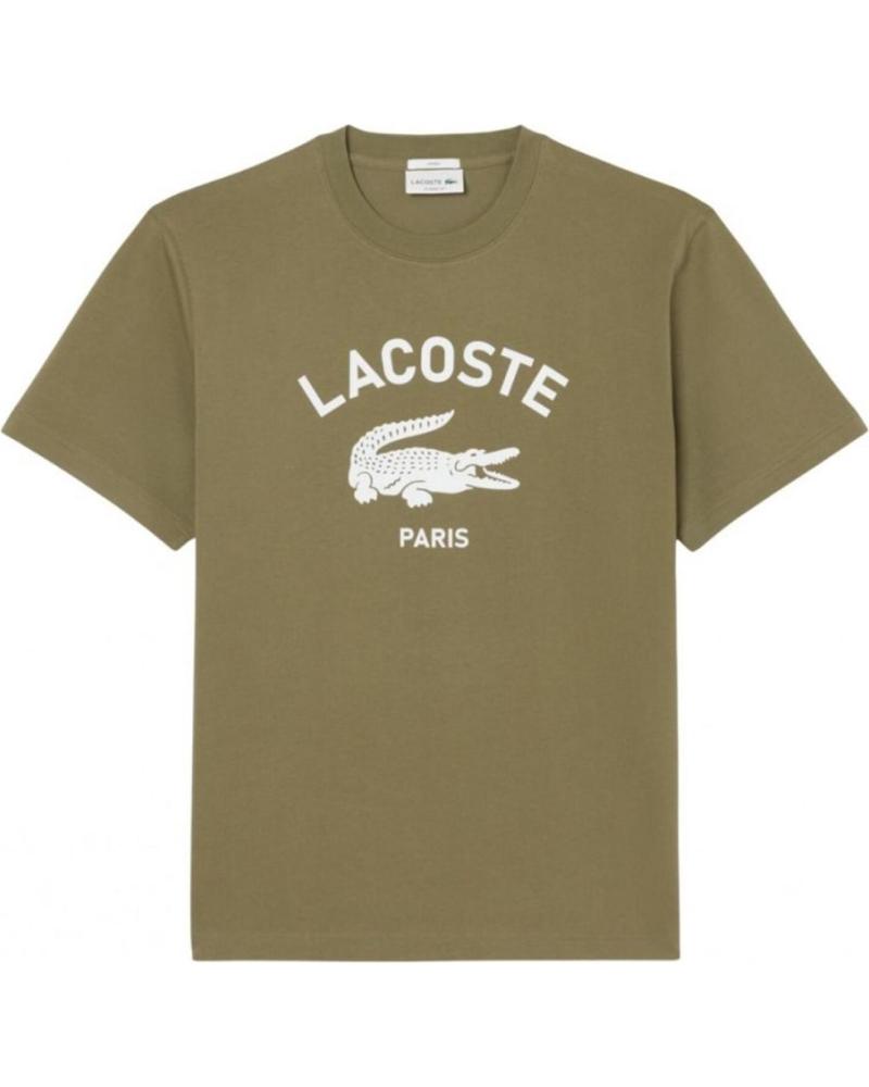 LACOSTE TEE SHIRT KAKI