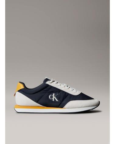 CALVIN KLEIN RETRO RUNNER ESS MIX MAT MARINO