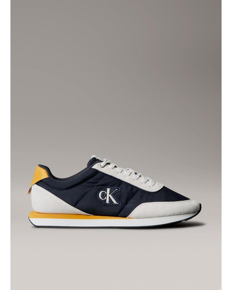 CALVIN KLEIN RETRO RUNNER ESS MIX MAT MARINO