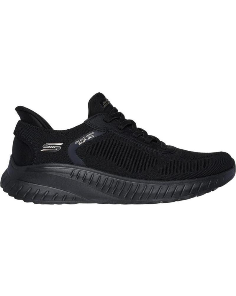 SKECHERS ZAPATILLAS BOB SQUAD MUJER 117497-BBK NAN