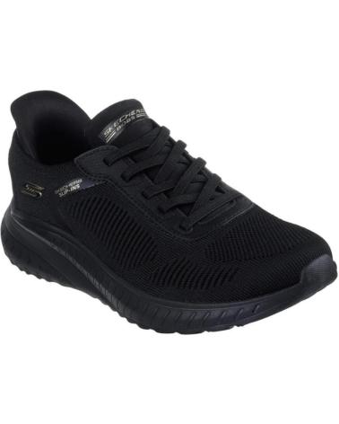 SKECHERS ZAPATILLAS BOB SQUAD MUJER 117497-BBK NAN
