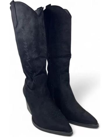 TIMBOS BOTA COWBOY DE MUJER COLOR 132228 NEGRO