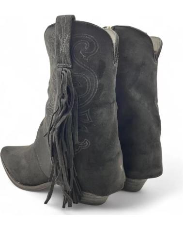 TIMBOS BOTIN COWBOY DE MUJER COLOR 132222 NEGRO