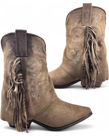 TIMBOS BOTIN COWBOY DE MUJER COLOR KAKI 132221 MARRóN