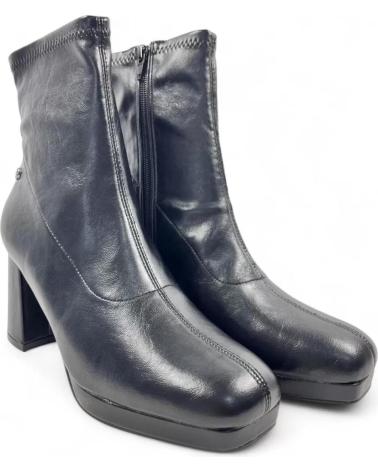 TIMBOS BOTIN TACON PLATAFORMA DE MUJER 132219 NEGRO