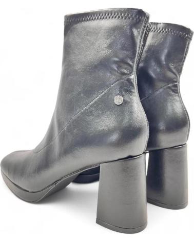 TIMBOS BOTIN TACON PLATAFORMA DE MUJER 132219 NEGRO