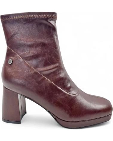 TIMBOS BOTIN TACON PLATAFORMA DE MUJER MARRON 132218 MARRóN