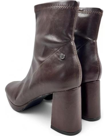 TIMBOS BOTIN TACON PLATAFORMA DE MUJER MARRON 132218 MARRóN