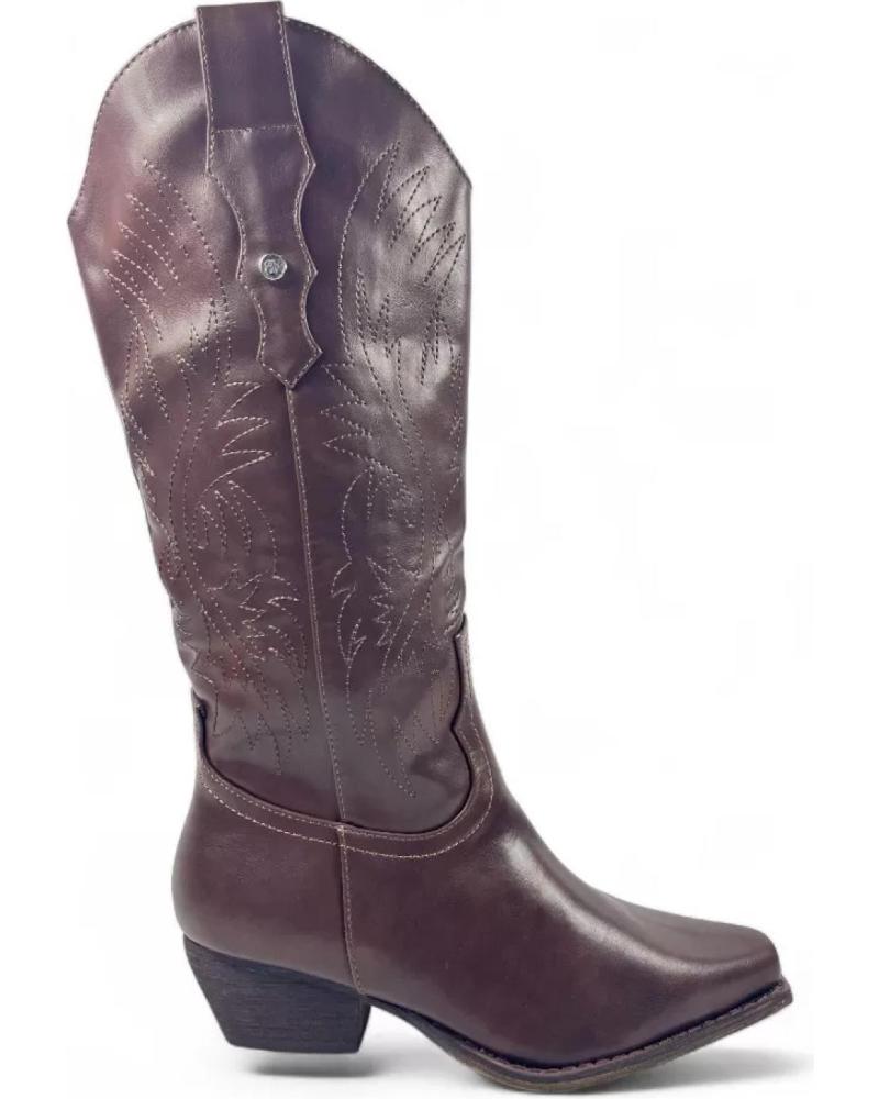 TIMBOS BOTA COWBOY DE MUJER COLOR MARRON 132217 MARRóN