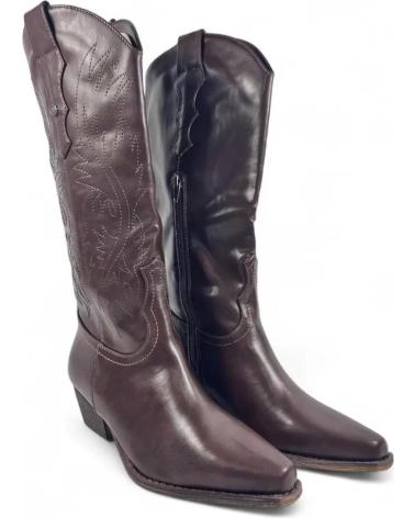 TIMBOS BOTA COWBOY DE MUJER COLOR MARRON 132217 MARRóN